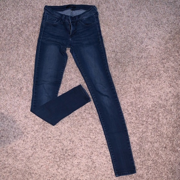 Dark Wash Flying Monkey Skinny Jeans - Picture 1 of 4